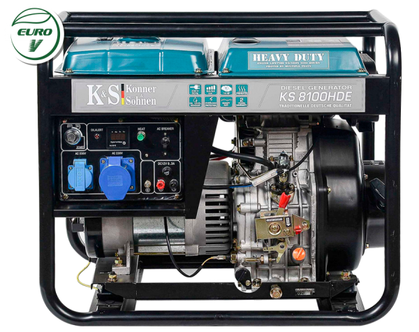 Дизельний генератор KS 8100HDE (Euro V)