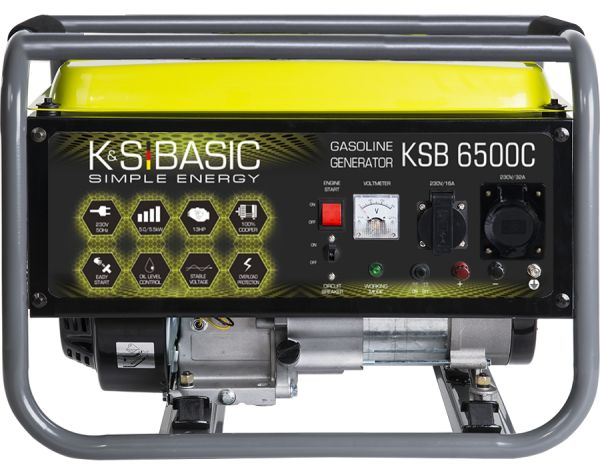 Бензиновий генератор KSB 6500C